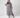 Printed Stand Collar Long Dress