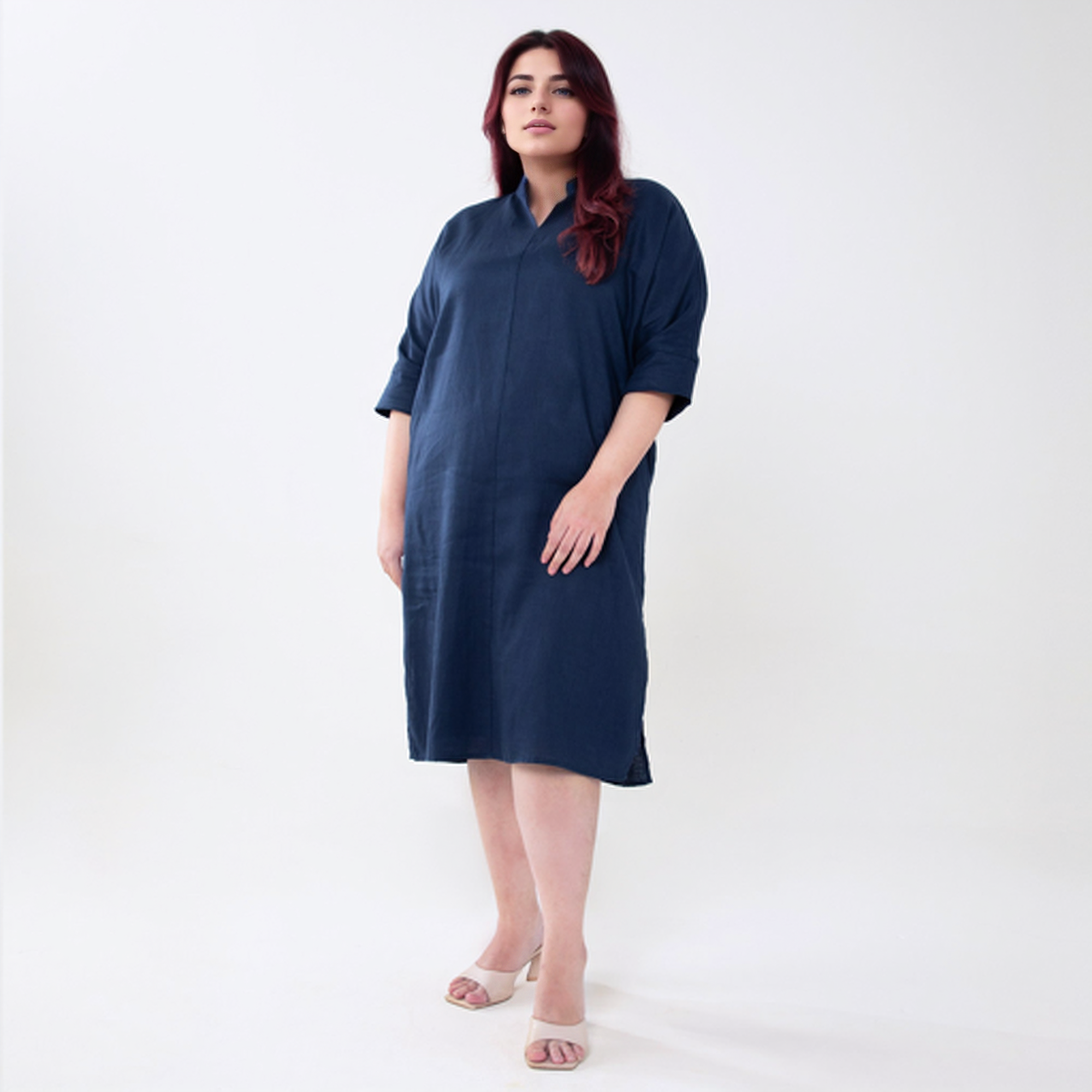 Linen Dolman Dress