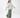 Linen Back Pleated Skirt