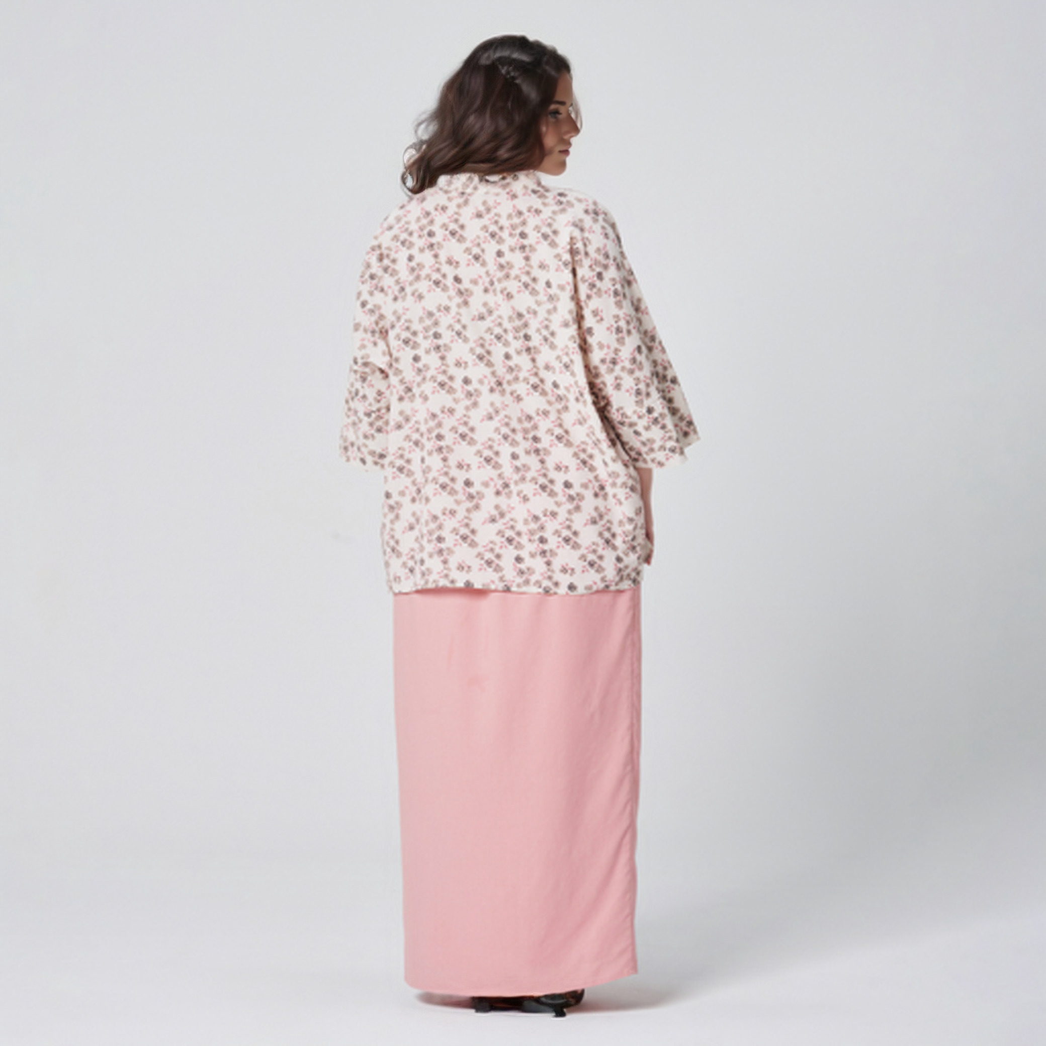 Linen Overlap Skirt